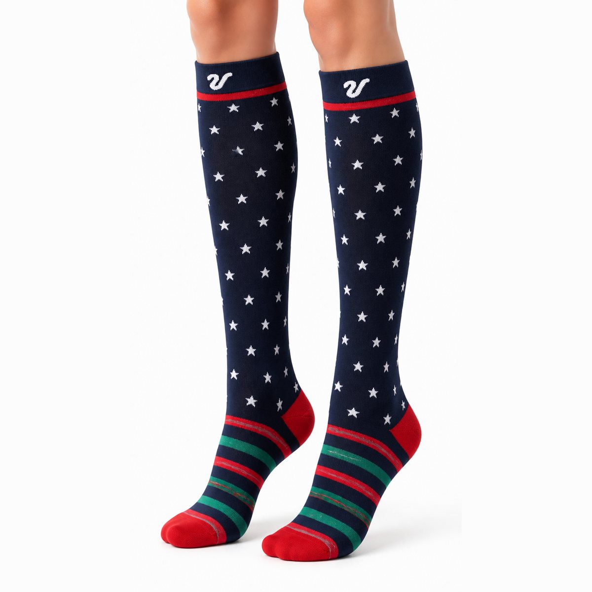 Medias de compresión Vivaee edición Navidad