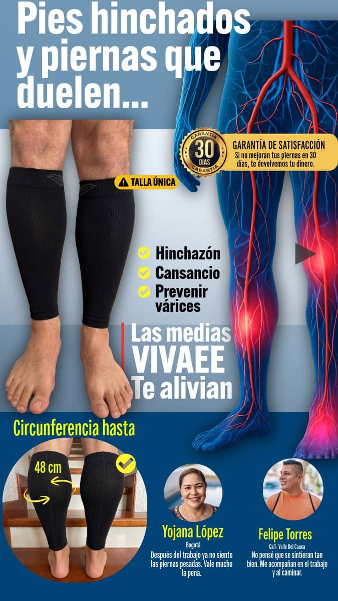 Media Pantorrillera - Pies hinchados y piernas que duelen