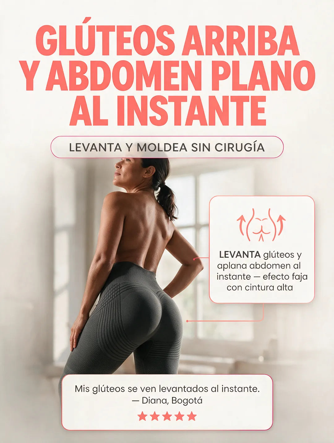 Levanta glúteos y aplana abdomen