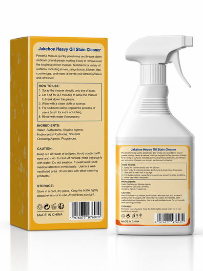Heavy Oil Stain Cleaner - Vista trasera