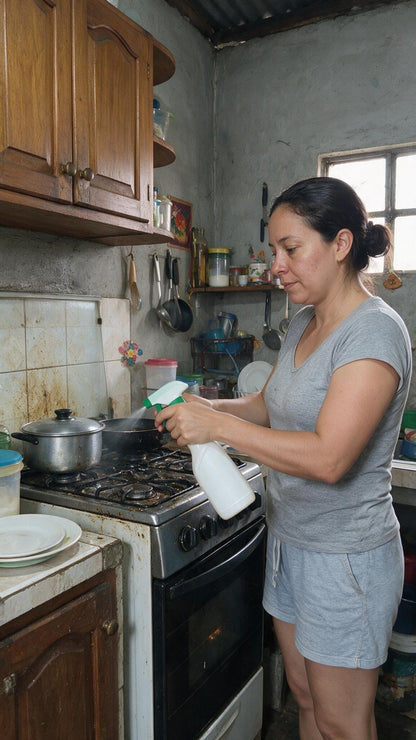 Hero - Mujer limpiando cocina con Power Clean