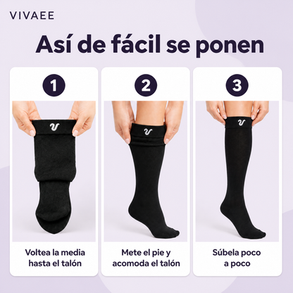 Cómo ponerse las medias en 3 pasos